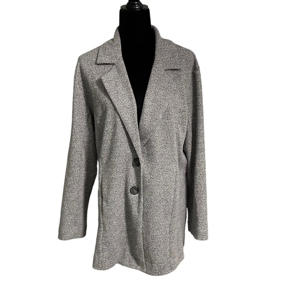 Avec Les Filles Longline Knit Blazer - Picture 6 of 14